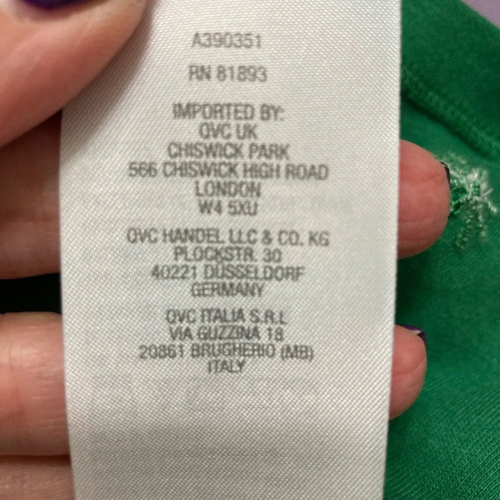 Isaac Mizrahi Kelly Green Turtleneck - Picture 8 of 8